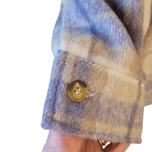 Avec les Filles plaid shacket - L. J51 - Picture 5 of 9